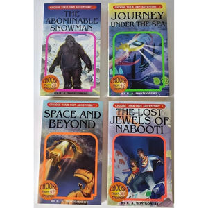 Lot 4 Choose Your Own Adventure Books Volume 1 - 4 Paperback  Like new condition